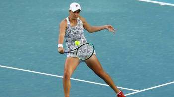 Первая ракетка мира Эшли Барти вышла во второй круг Australian Open