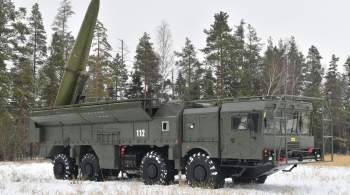 Белорусские военные проводят учения с использованием  Искандер-М 