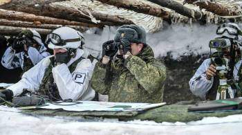 Российские военнослужащие развернули полевой лагерь на учениях в Белоруссии