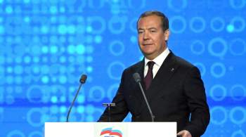 Медведев поздравил однопартийцев с наступающим Новым годом 