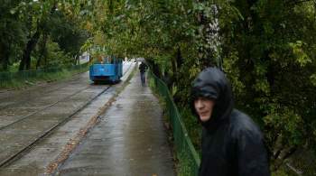В Москве ливень привел к перебоям в движении трамваев