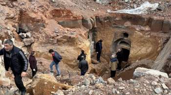 Житель села в Армении обнаружил на своем участке средневековую гробницу 
